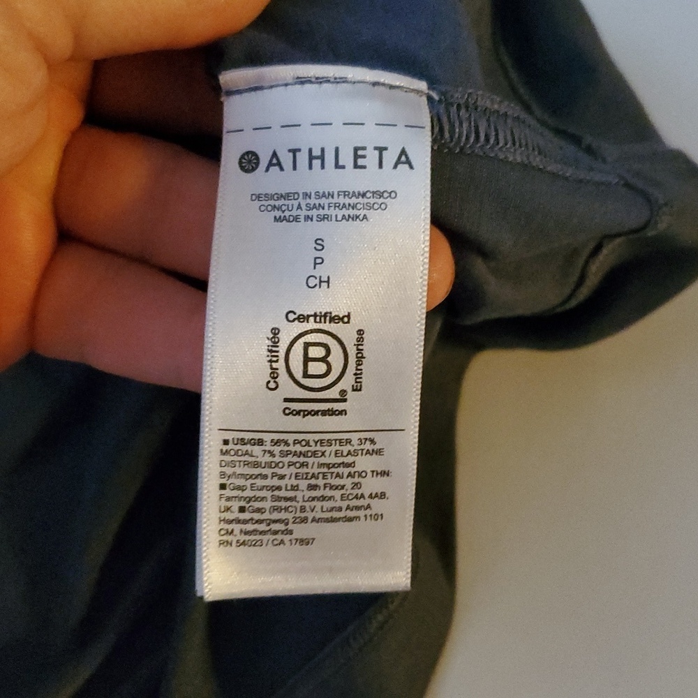 Athleta Explore Racerback Tank Size Small Tie Front Soft Stretch - Picture 11 of 14